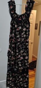 Off the shoulder maxi dress